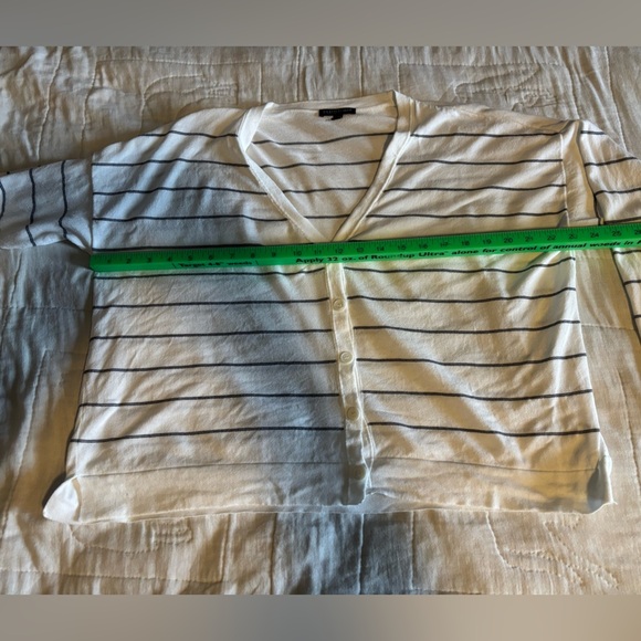 Eileen Fisher Petite Large Button Up Sweater. - Picture 5 of 7